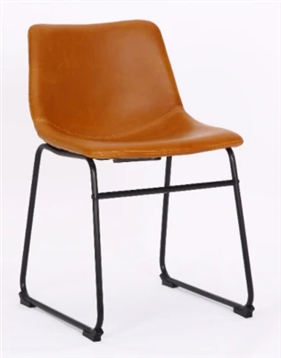 Siġġu Ergonomic tal-Ġilda Lounge Għall-Kċina u Bar tal-pranzu